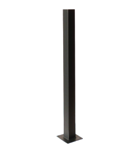 Potelet sur pied 1 m acier électrozingué RAL 7016 Soone
