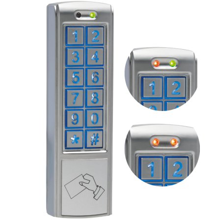 SEWOSY - Lecteur de proximité avec clavier 12/24V KRN1000