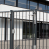 Solutions Locinox en situation sur portail avec MAG3000
