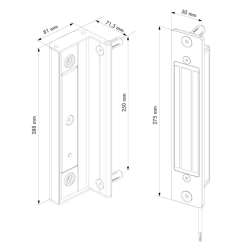 LOCINOX - VENTOUSE ENCASTRABLE B-MAG NOIR