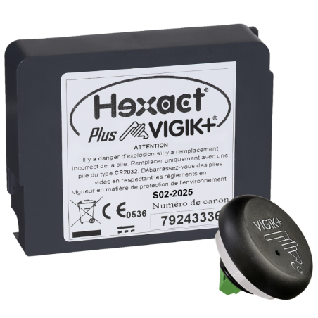Centrale Hexact Plus VIGIK+ 1 porte HEPLUSV3 et lecteur T25 HET25V3
