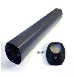 Profil fixe carter aluminium avec capuchon ATS50