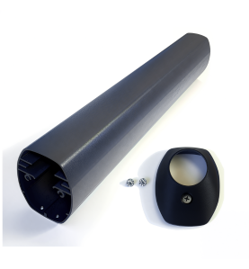 Profil fixe carter aluminium avec capuchon ATS50
