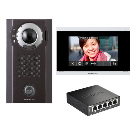 Pack vidéo IP préprogrammé mains-libres PIXSV