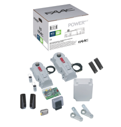 Kit POWER moteur enterré à bras articulé 230V portail battant | FAAC