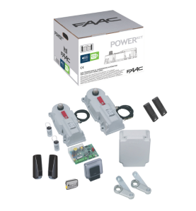 Kit POWER moteur enterré à bras articulé 230V portail battant | FAAC