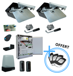 Kit portail 2 battants complet avec télécommandes offertes CAME 40 ans
