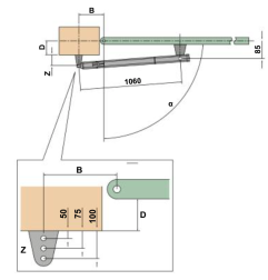 FAAC - OPÉRATEUR HYDRAULIQUE 24V S450H SB