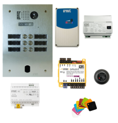 Kit interphone 6 BP GSM et filaire VIGIK+ KVT/206