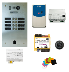 Kit interphone 8 BP GSM et filaire VIGIK+ KVT/208