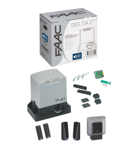 kit opérateur électromécanique portail coulissant FAAC DELTA 2 740