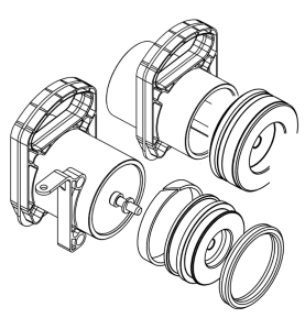 Cylindre et piston 100° S800H FAAC