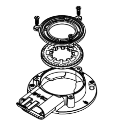 support plastique pour encodeur s800h