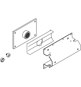 KIT DE FIXATION "S" DE LISSE RONDE POUR B680H