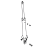 VÉRIN COMPLET B680H DIAMÈTRE 25 MM