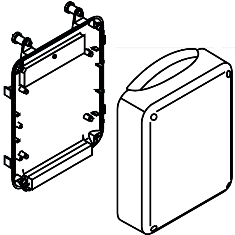 BOITIER POUR PLATINE ÉLECTRONIQUE B680H