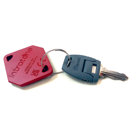 Porte-clés MiFARE Etiktronik rouges (boîte de 30) INTRATONE