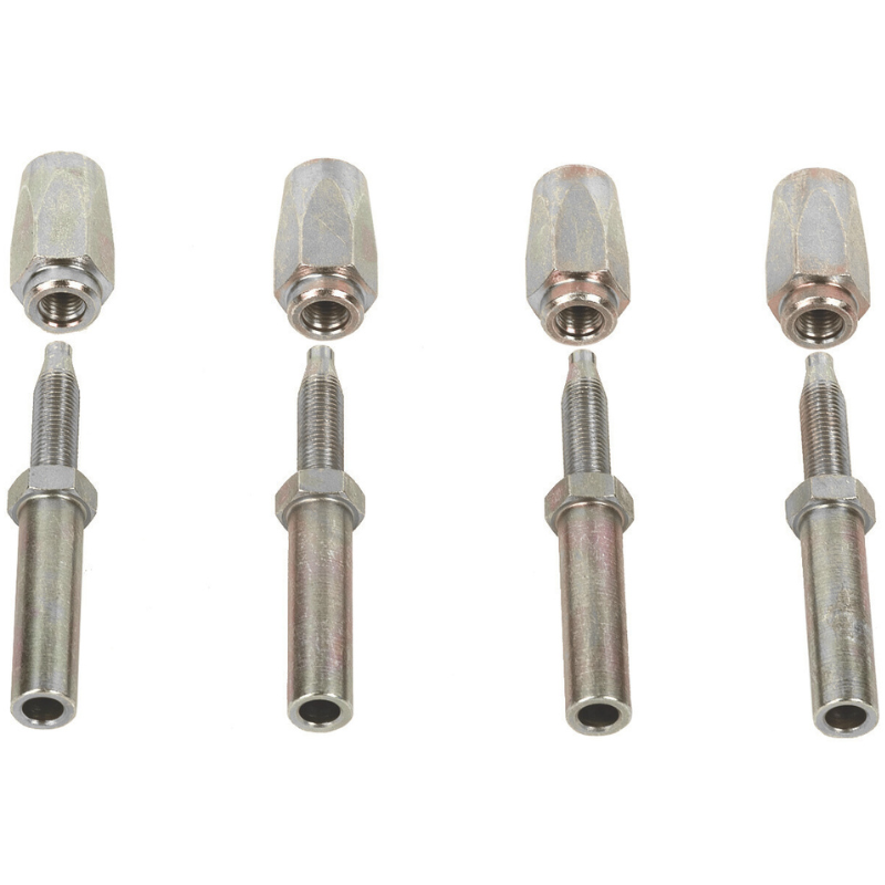 Kit raccords rapides complets vérin hydraulique 750 FAAC 4 mâles 4 femelles 390421 Confodis