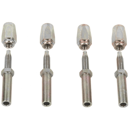 Kit raccords rapides complets vérin hydraulique 750 FAAC 4 mâles 4 femelles 390421 Confodis