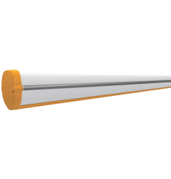 CAME - Lisse entière 4,34 m en aluminium peint blanc