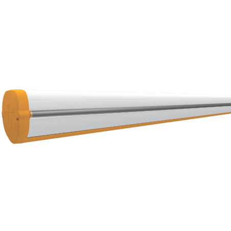CAME - Lisse entière 4,34 m en aluminium peint blanc