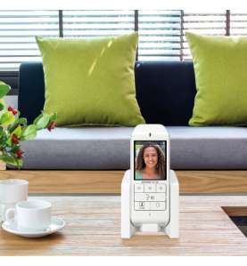 Moniteur DECT en situation posé sur une table WL11 Aiphone Confodis
