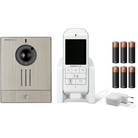 Carillon audio et vidéo sans fil technologie DECT piles fournies Aiphone WL11B Confodis