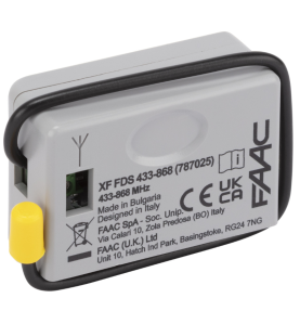 RÉCEPTEUR XF FDS 433 - 868 MHZ