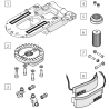 Composants de la charnière pour opérateur S2500I