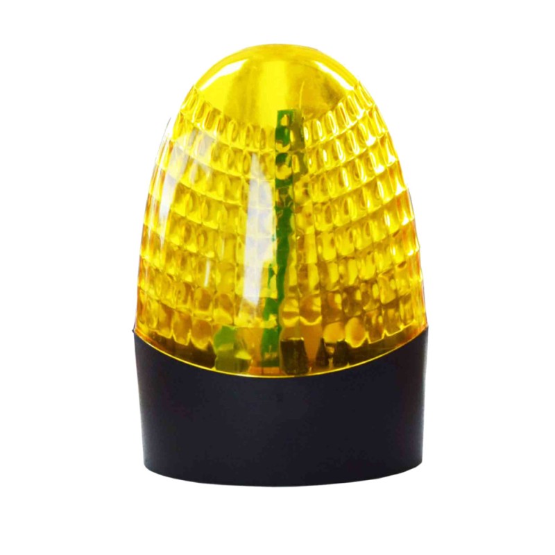 Feu clignotant FEBO-LIGHT capot jaune clipsé et vissé