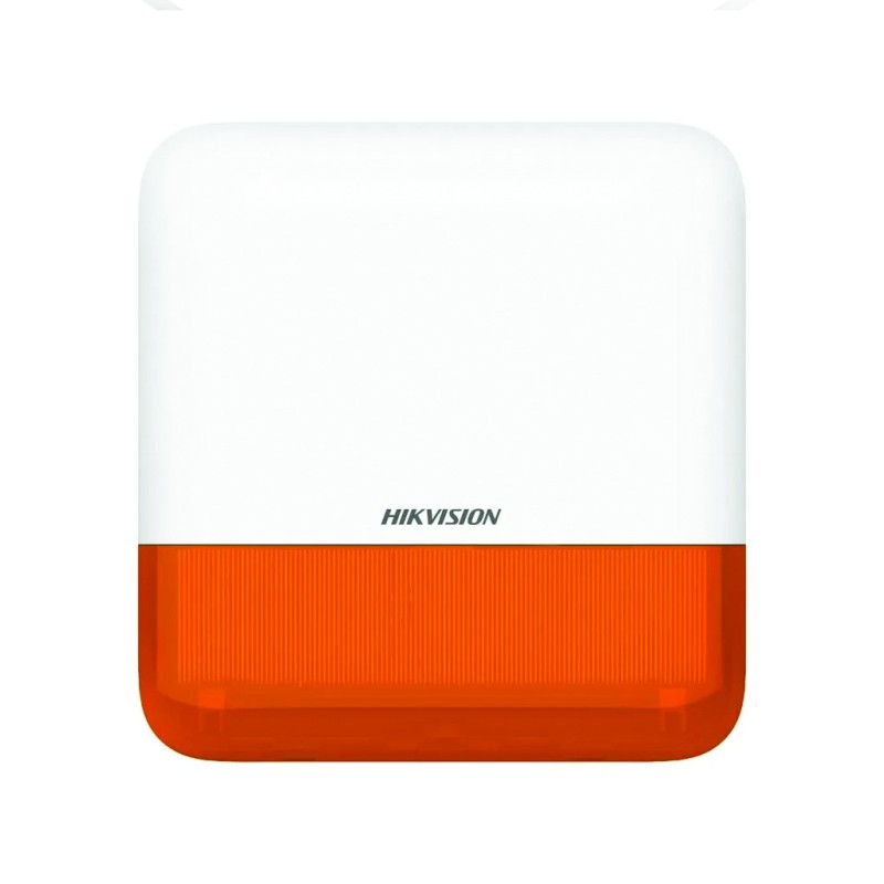 Sirène extérieur 110dB orange sans fil