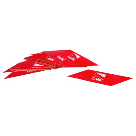 CAME - BANDES FLUO N.24 (ROUGES)