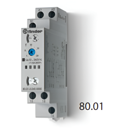 relais circuit imprimé 1RT 16A 12-240VAC/DC série 80 FINDER