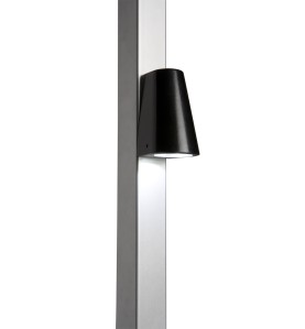 LAMPE LED TRICONE Locinox NOIR RAL 9005 - Confodis