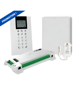 Kit LightSYS+ carte-mère boitier PVC couvercle métal alimentation clavier panda RM432PK24001 Confodis