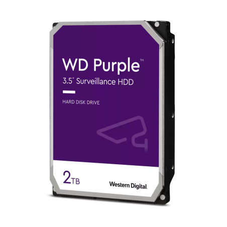 Disque dur WD Purple 2 To SATA WD20PURZ Hikvision Confodis