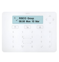 RISCO - Clavier élégant blanc avec lecteur proximité RPKELPWT000B Confodis