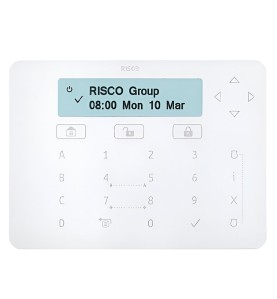 RISCO - Clavier élégant blanc avec lecteur proximité RPKELPWT000B Confodis