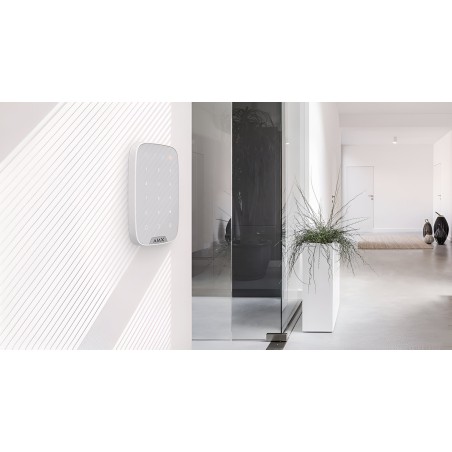 AJAX - Clavier numérique KeyPad Jeweller (blanc)