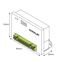 NORALSY - Kit VIGIK centrale EVE196 et lecteur T25