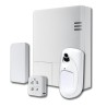 Kit alarme LightSYS AIR Centrale détecteur eyeWAVE télécommande panda contact slim Risco - Confodis