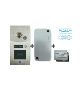 interphone vidéo avec carte GSM et carte relais rozoh box R501-0005 | Confodis